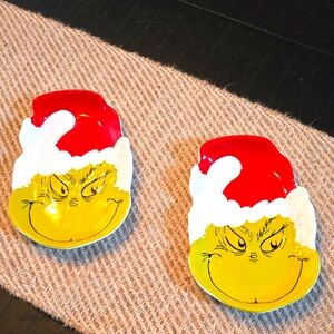Lenox Grinch Porcelain Candy/serving Plates‎ 2022